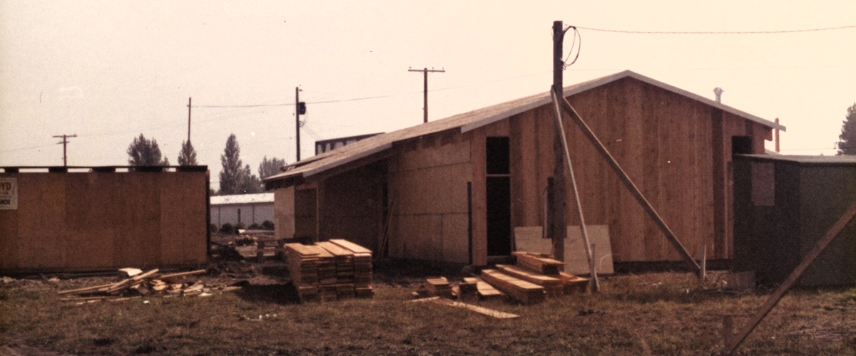 Longhouse Construction 1976 Historic