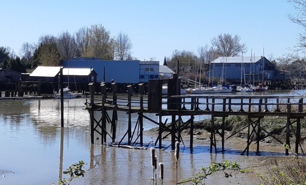 picturesque pier in tsawwassen with